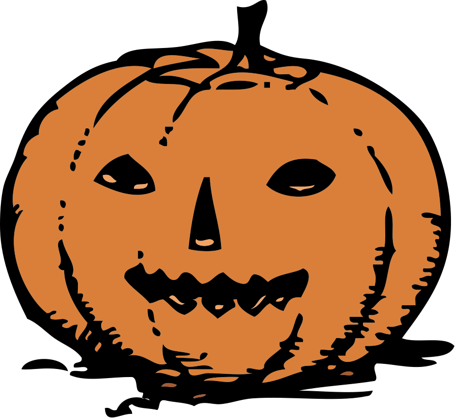 Cartoon Pumpkin Svg Vector File, Vector Clip Art Svg - Jack O Lantern Stock (900x827)