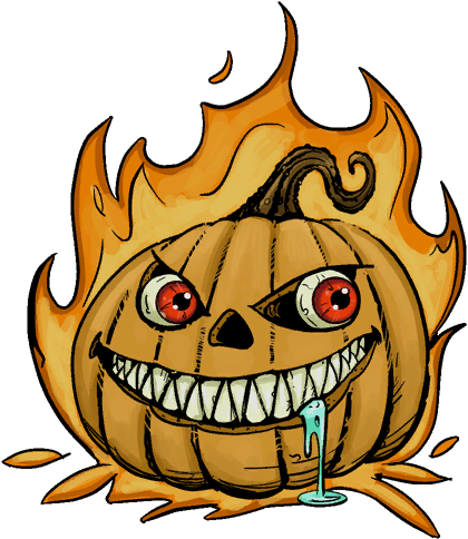 Halloween Pumpkin Decal - Png Decal (512x512)