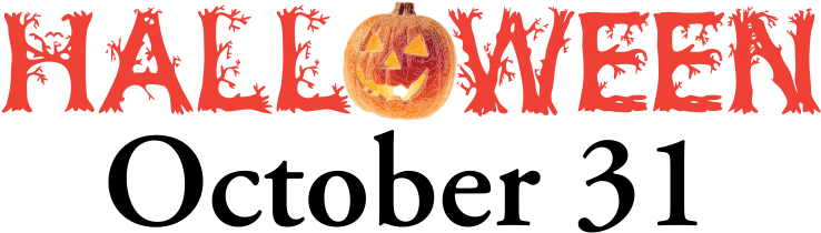 Happy - Halloween - Banner - Clip - Art - Happy Halloween 31 October (800x244)