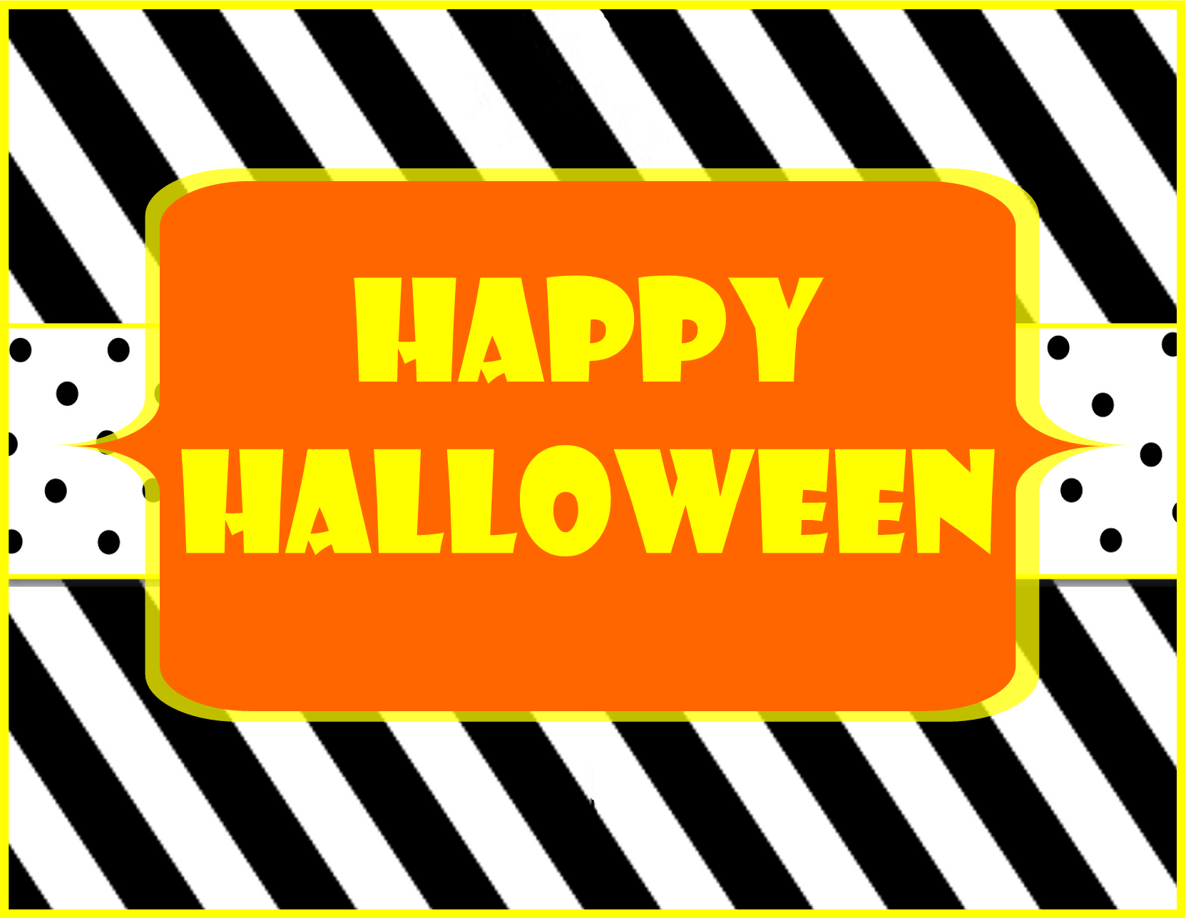 Happy Halloween Printable Signs - Happy Halloween Printable Signs (1663x1287)