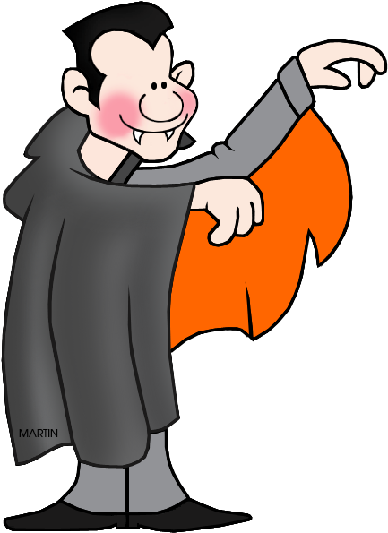 Halloween Clip Art By Phillip Martin - Phillip Martin Halloween (497x648)