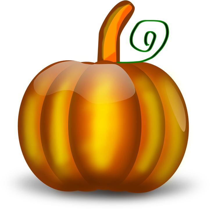 Pumpkin Clip Art At Clker - Gambar Kartun Labu Kuning (748x720)