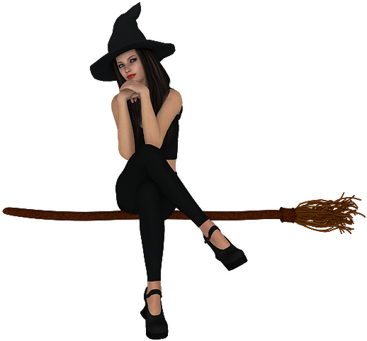 Free Halloween Clipart 6 Witch - Clip Art (535x502)