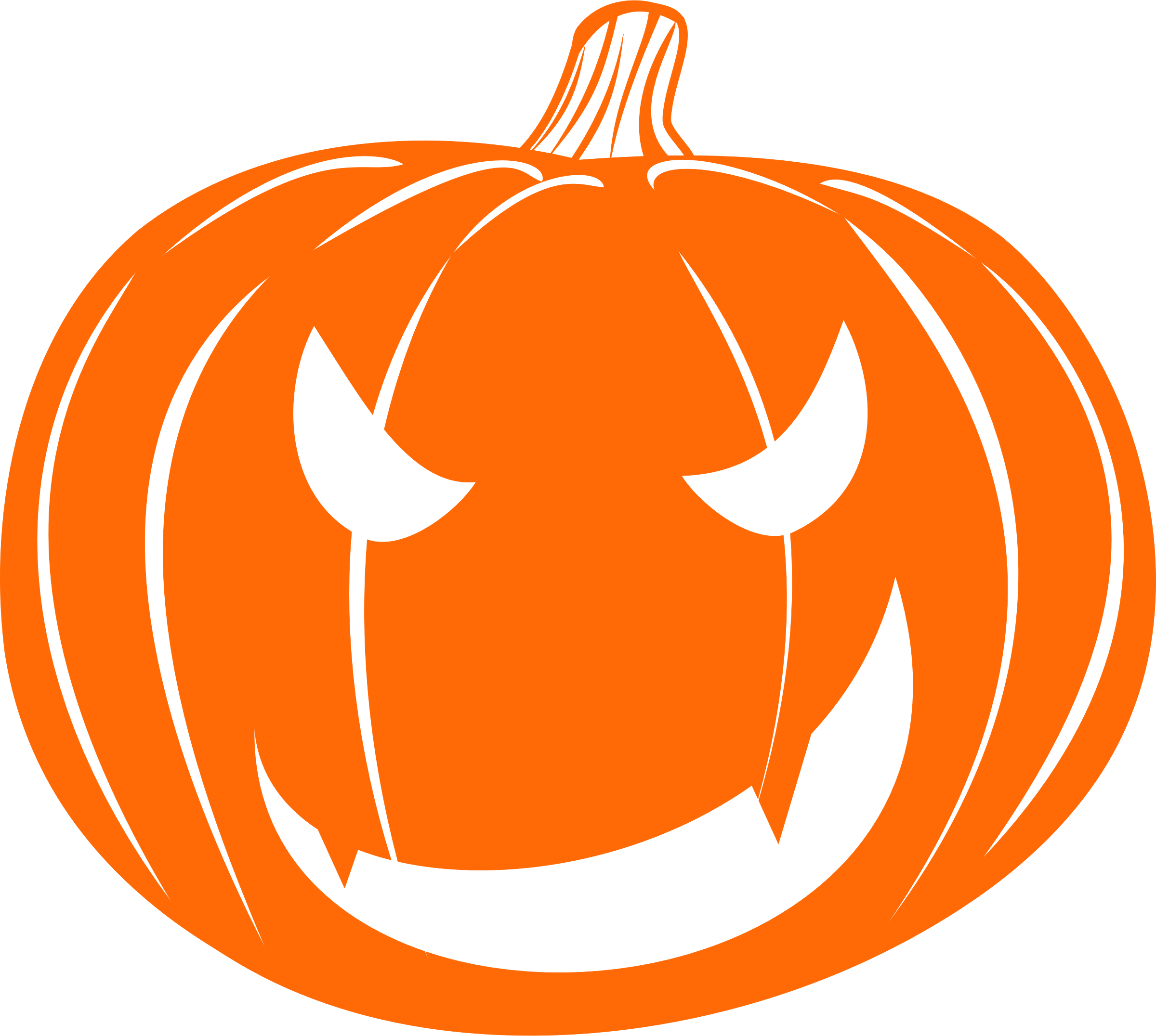 This Free Icons Png Design Of Vampire Jack O' Lantern - Jack O Lantern Clipart (2400x2152)