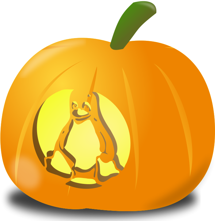 Free Jack O Lantern Carving Free Halloween 9 Free Tux - Custom Smiling Jackolantern Shower Curtain (800x800)