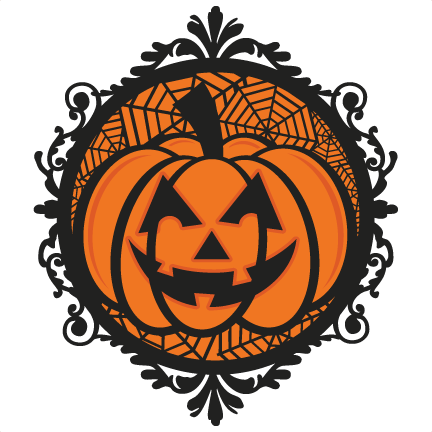 Jack O Lantern Frame Svg Scrapbook Cut File Cute Clipart - Scalable Vector Graphics (432x432)