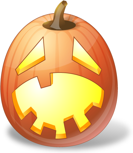 Happy Emoticons - Halloween Pumpkin (512x512)