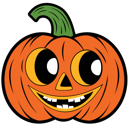 Carved Pumpkin Svg Scrapbook Cut File Cute Clipart - Jack O Lantern Cartoon (432x432)