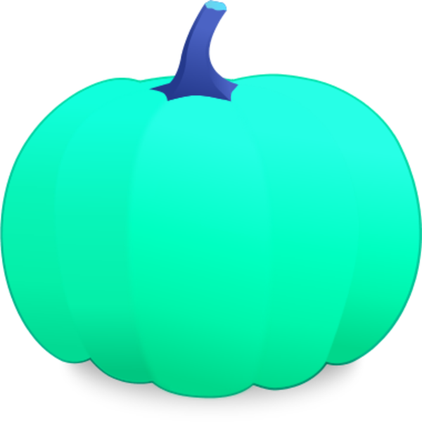 Green Pumpkin Cliparts - Sad Jack O Lantern (600x600)