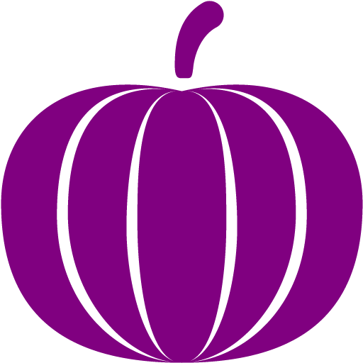 Pumpkin Clipart Purple - Pumpkin Icon Png (512x512)