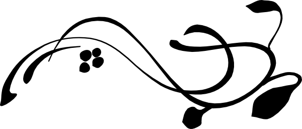 Vine Clip Art - Lines, Vines And Trying Times (600x256)