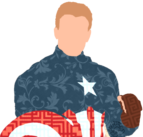 Captain America Pattern By Pumpkinvine - Captain America Pattern By Pumpkinvine (600x575)