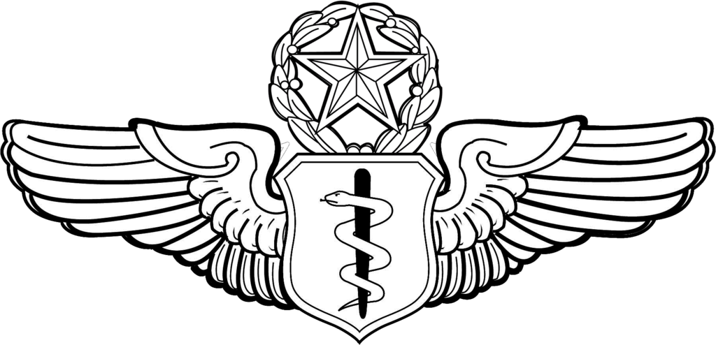 Usaf Command Flight Surgeon Badge-historical - Air Force Flight Surgeon Badge (1024x494)