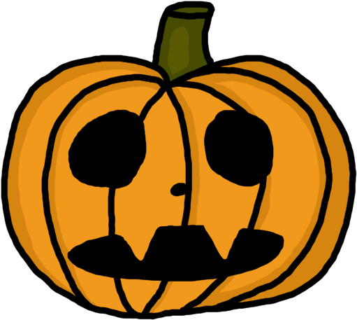 How To Draw A Halloween Pumpkin - Pumpkin Clip Art Transparent (600x600)