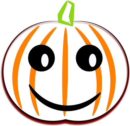 Odd Jack Clipart, Vector Clip Art Online, Royalty Free - Calotte De Coton De Bébé Avec Le Potiron De Bonnet (637x900)