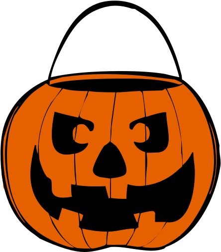 Trunk Or Treat Candy Clipart - Trick Or Treat Bag Clip Art (453x518)