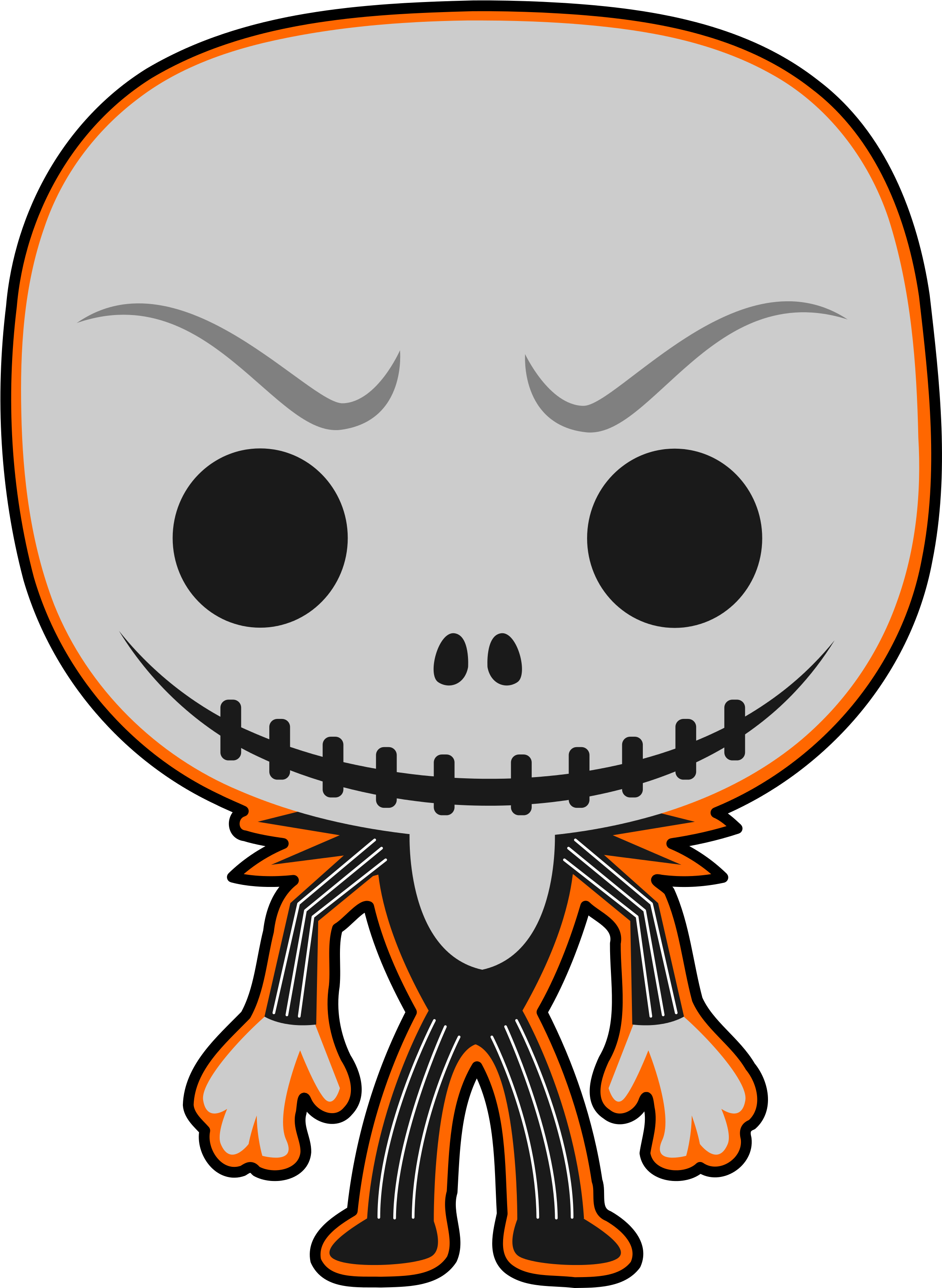Scary Clipart King - Chucky (2550x3300)
