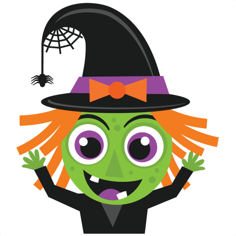 Halloween Witch Svg Scrapbook Cut File Cute Clipart - Cartoon (800x800)