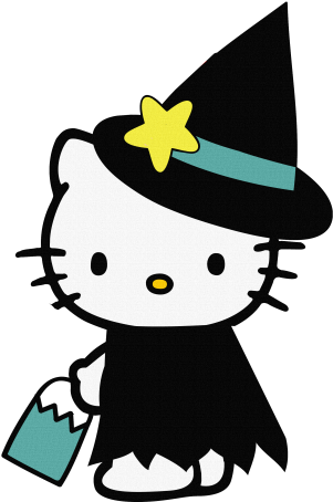 28 Collection Of Hello Kitty Halloween Clipart - Hello Kitty Paper Doll (375x502)