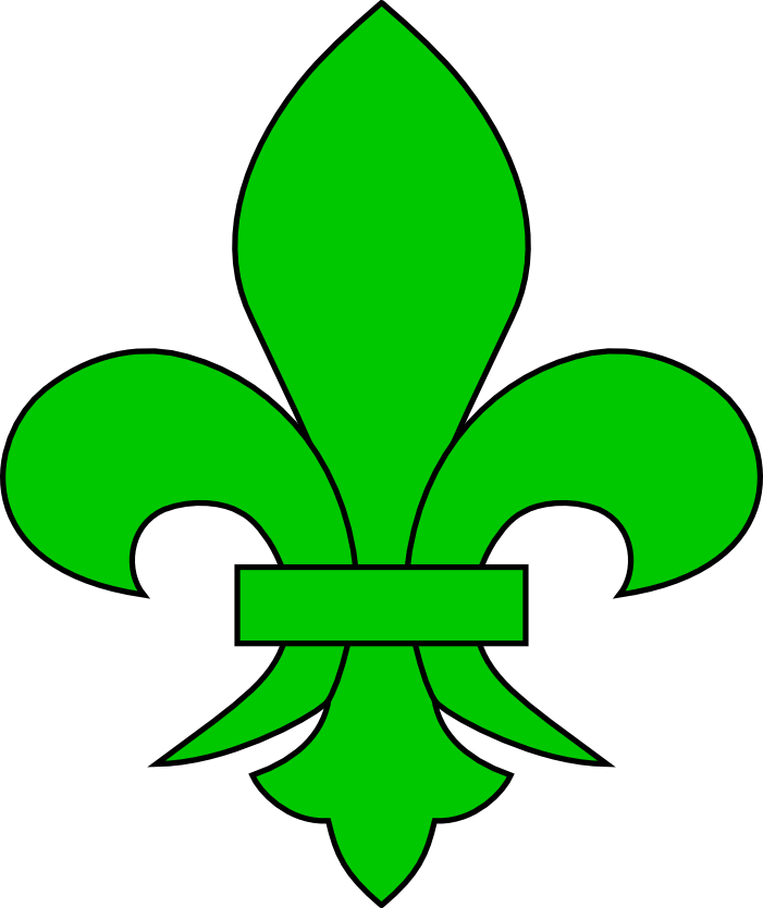 Fleur De Lis Pumpkin Stencil - Fleur De Lis Clip Art (701x835)