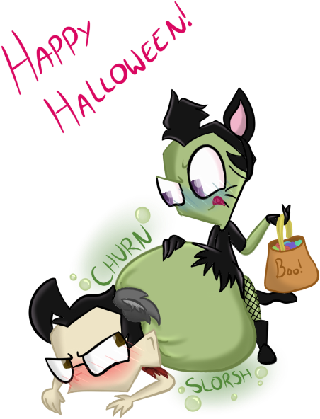 Happy Late Halloween By Rosebud346 - Cartoon (508x640)