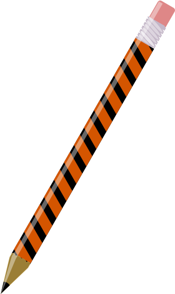 Halloween Pencil Clip Art - Halloween Pencil Clip Art (354x592)