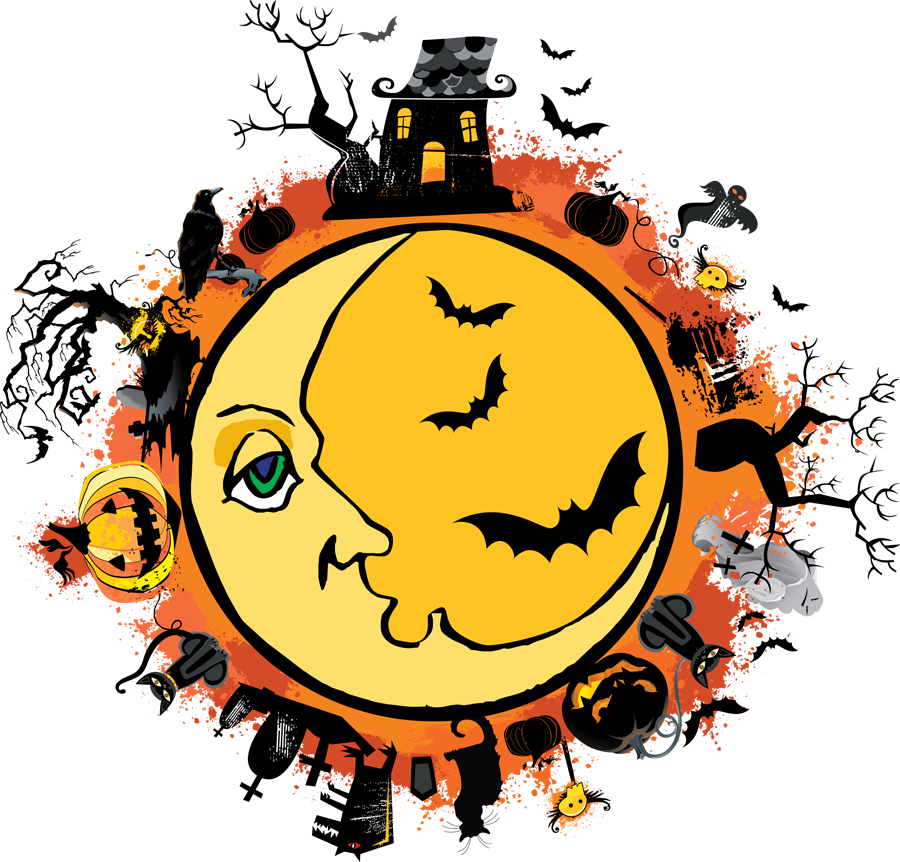 Halloween Clipart - Haunting Thelma Thimblewhistle (900x862)