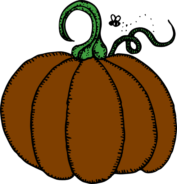Pumpkin Clip Art (570x594)