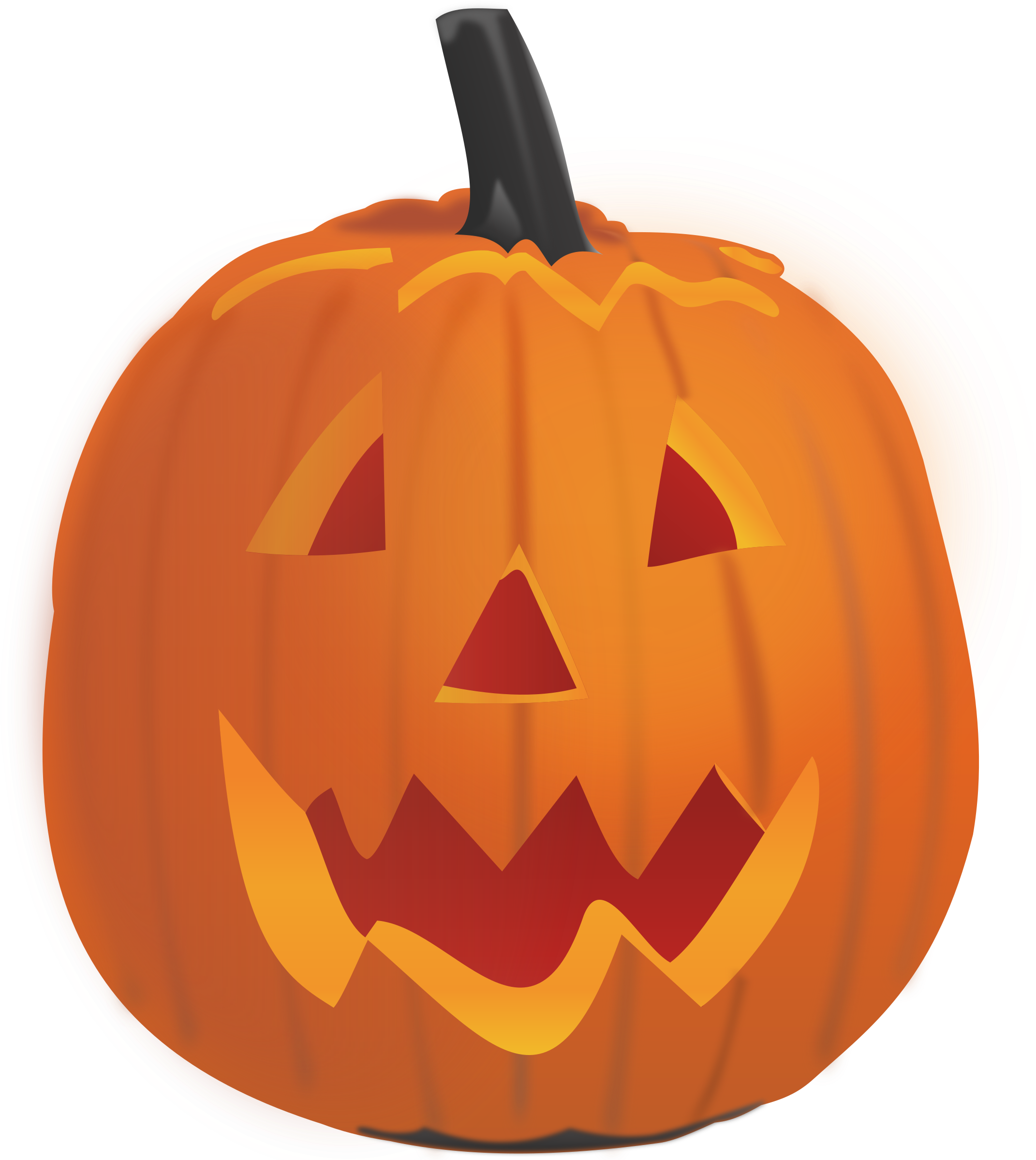 681 Halloween Pumpkin Clipart Free - Jack O Lantern No Background (2400x2400)