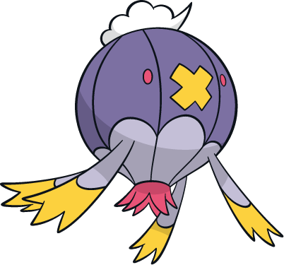 Halloween Ghost Clipart Png - Pokemon Fantasma Volador (402x375)
