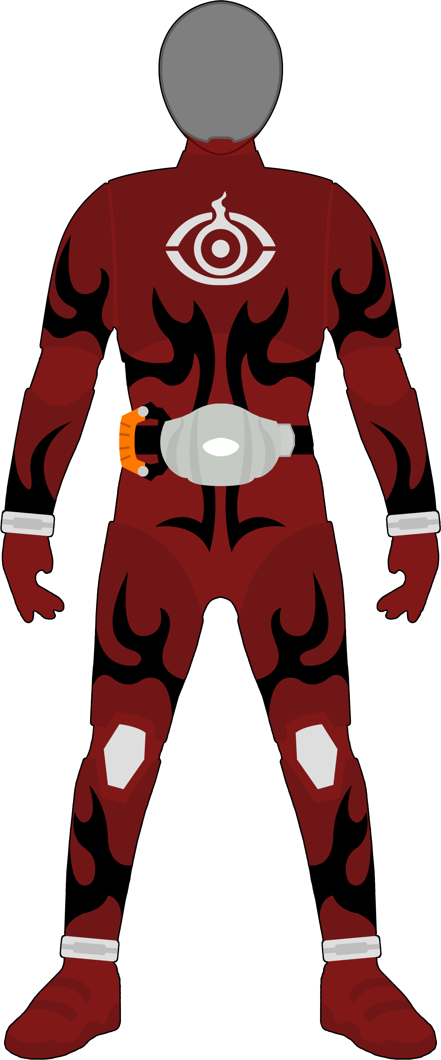 Kamen Rider Ghost Tokon Boost Transient By Raidenzein - Kamen Rider Ghost (2543x4922)