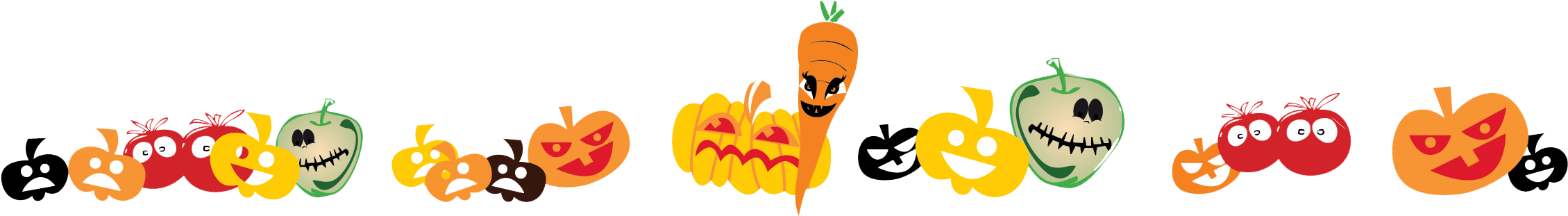 Pumpkins Subject To Availability - Cartoon (2481x380)