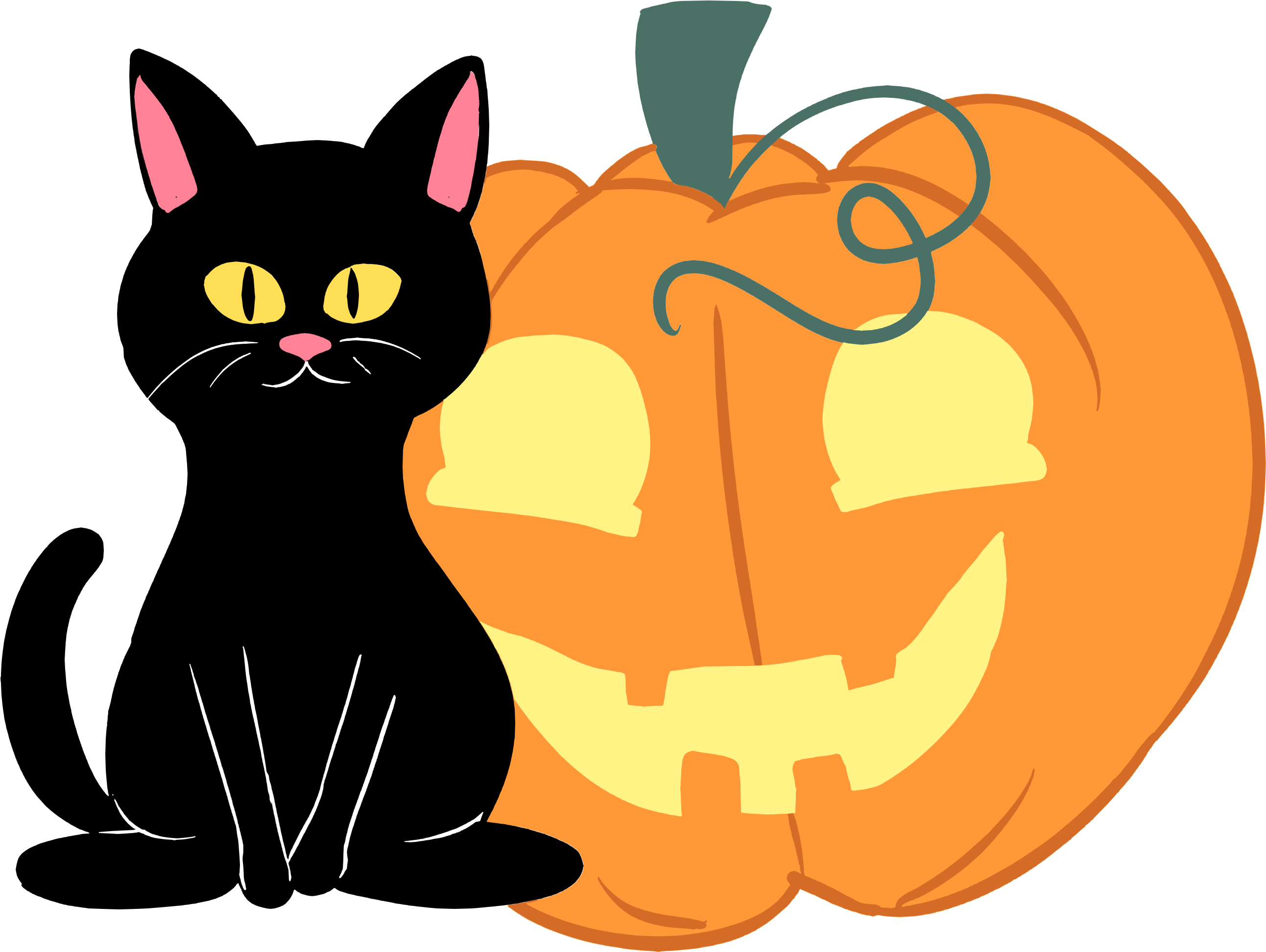 Spookyle 9 1 Pumpkin Patch Cutiemark By Spookyle - Black Cat (2700x2100)