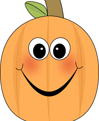 349 X 450 - Free Happy Pumpkin Clipart (349x425)