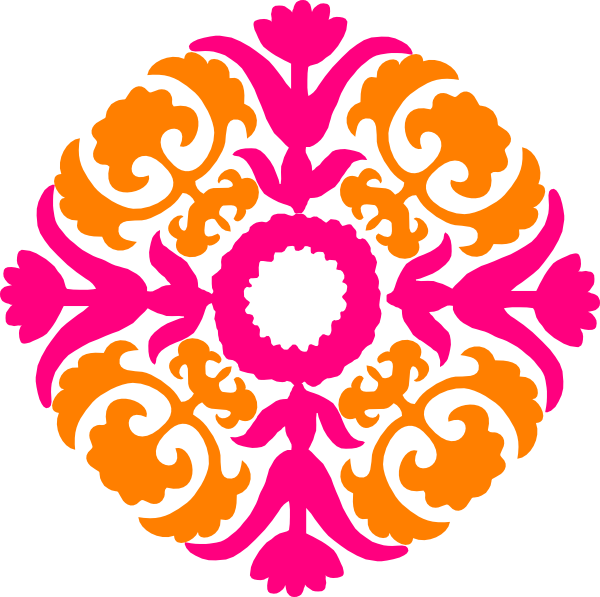 Damask Flourish - - Islamic Design (600x597)
