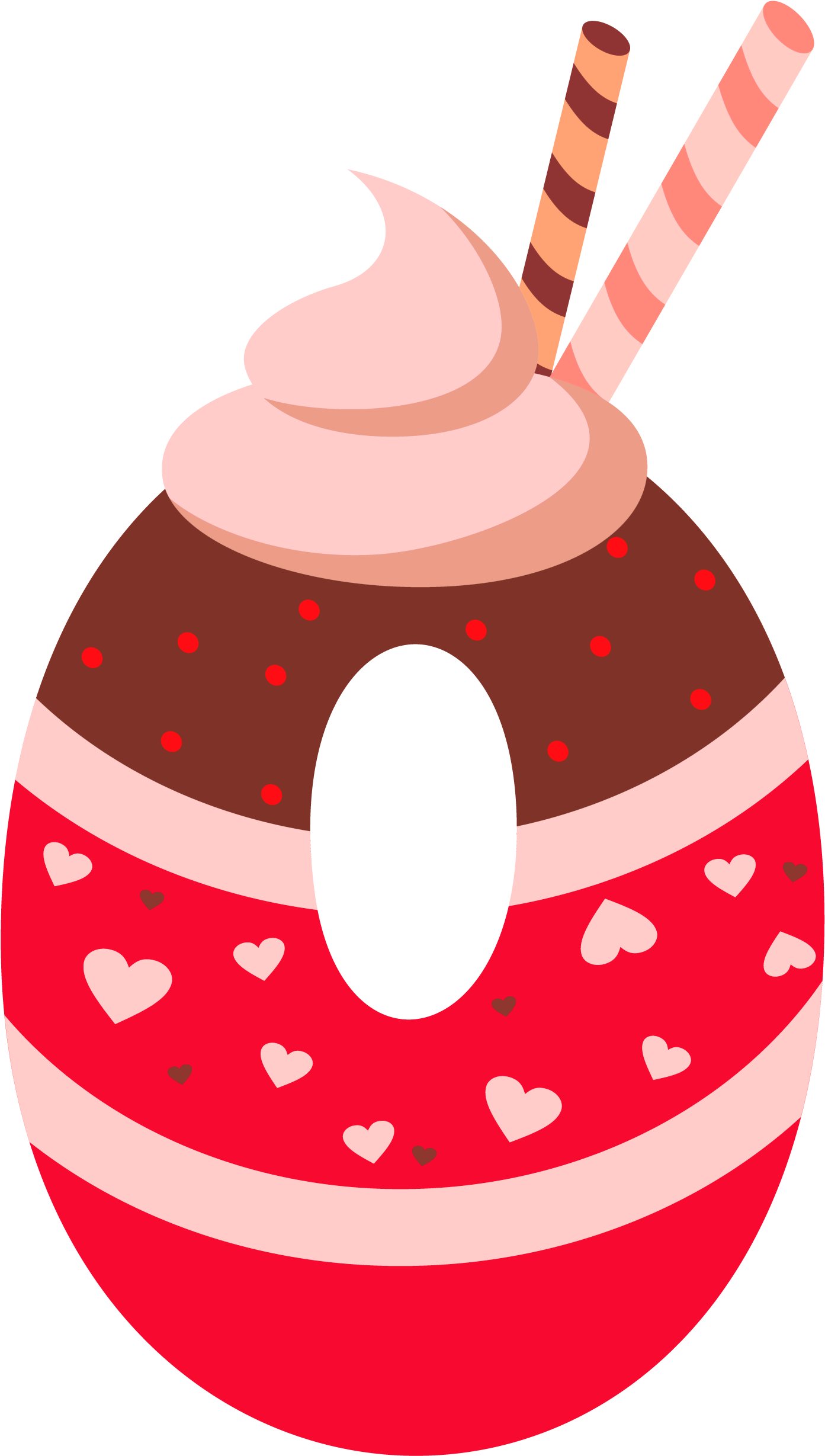 Sweet Number Zero Png Clipart Image - Sweet Number Png (1533x2500)