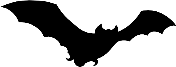 Halloween Bat Transparent Background - Congress Street Bridge Houston (600x308)