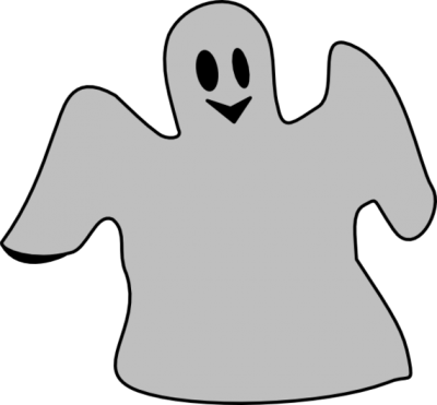 Ghost Clip Art Free Clipart Free To Use Clip Art Resource - Grey Ghost Clipart (400x371)