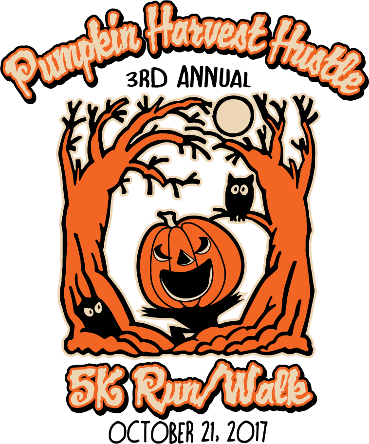 3rd Annual Pumpkin Harvest Hustle 5k - Halloween Font - I Greeting Card (758x912)