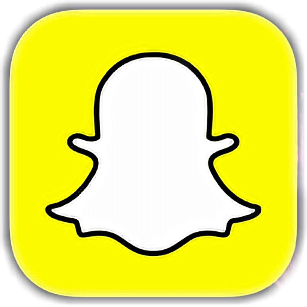 Snapchat Logo Yellow Ghost Perfectfreetoedit - Snapchat Download (1024x1024)