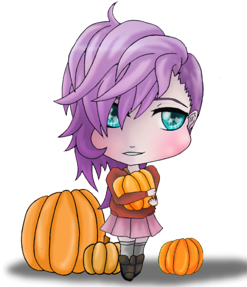 Fall= Pumpkin Everything Seriously People Calm - Cartoon (500x582)