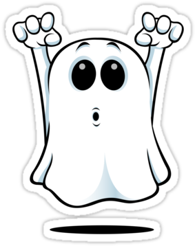 Cartoon Ghost - Ghost Smiley (375x360)