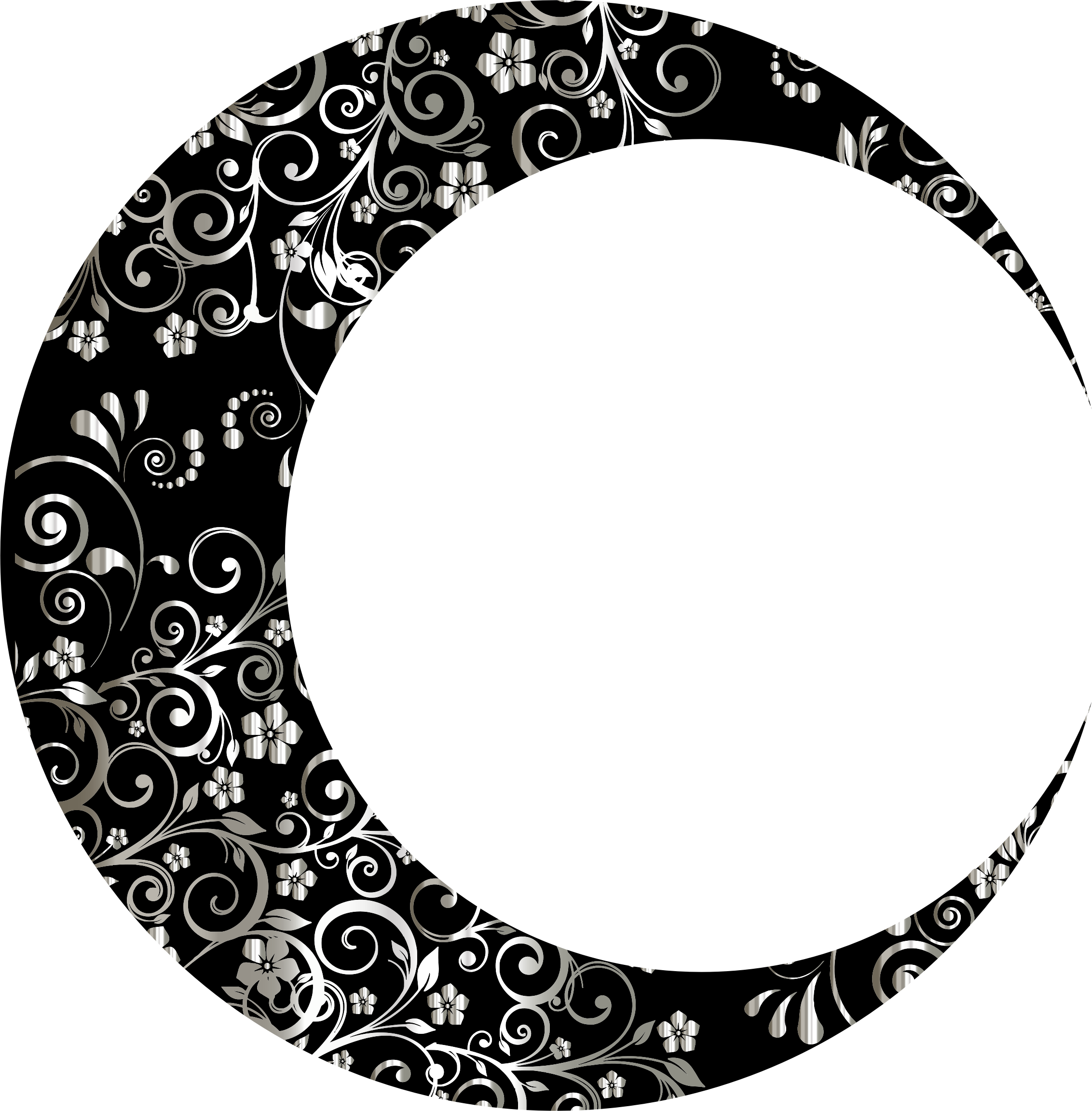 Clipart - Clip Art Crescent Moon (2264x2304)