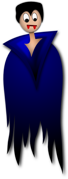 Dracula Clipart Halloween Decoration - Little Dracula (999x2617)