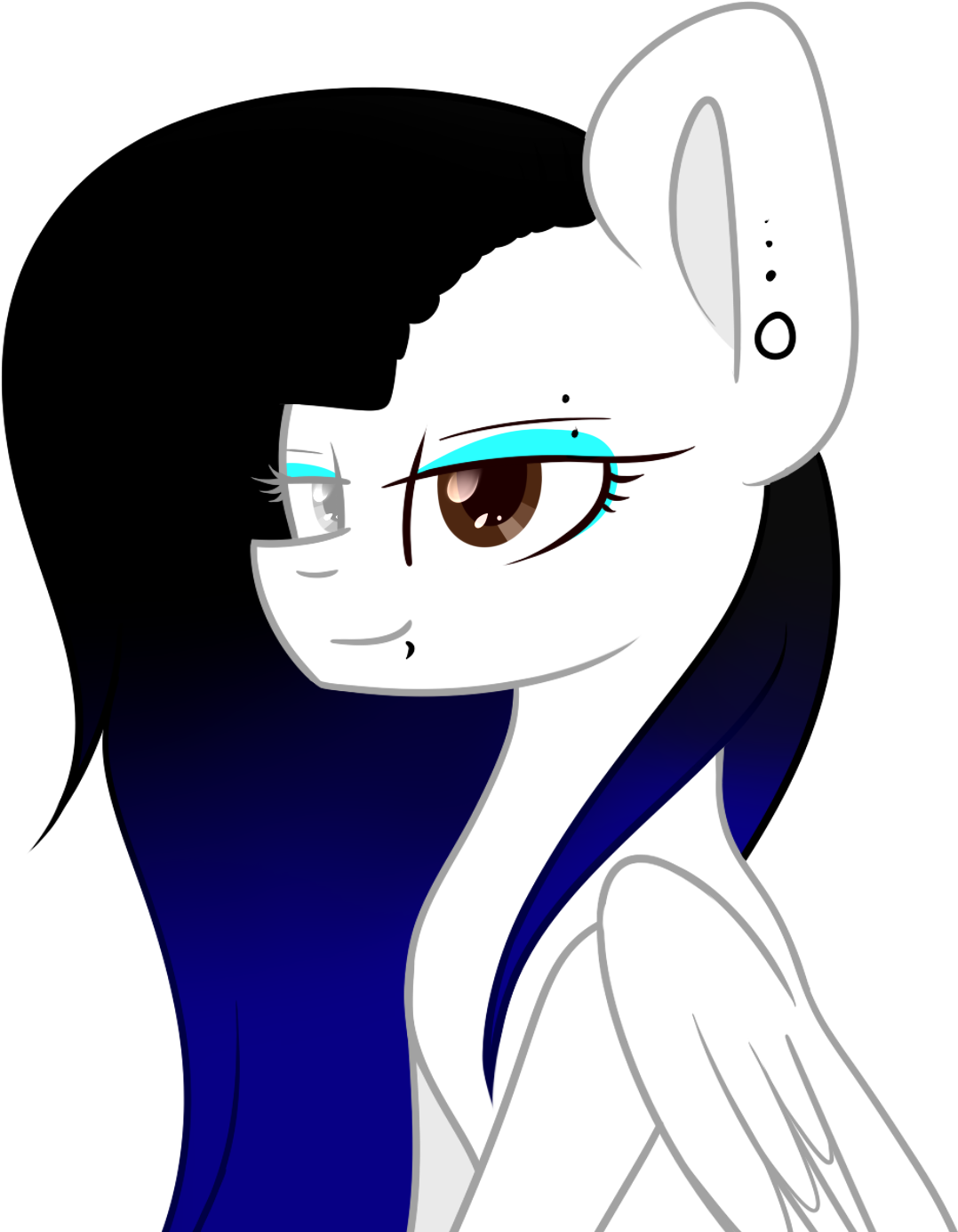 - - Lip Ring Drawing Anime (1340x1407)