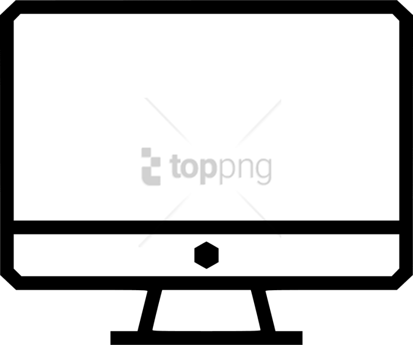 Free Png Download Computer Icon Vector Png Images Background - Icon Computer Desktop Pc (850x710)