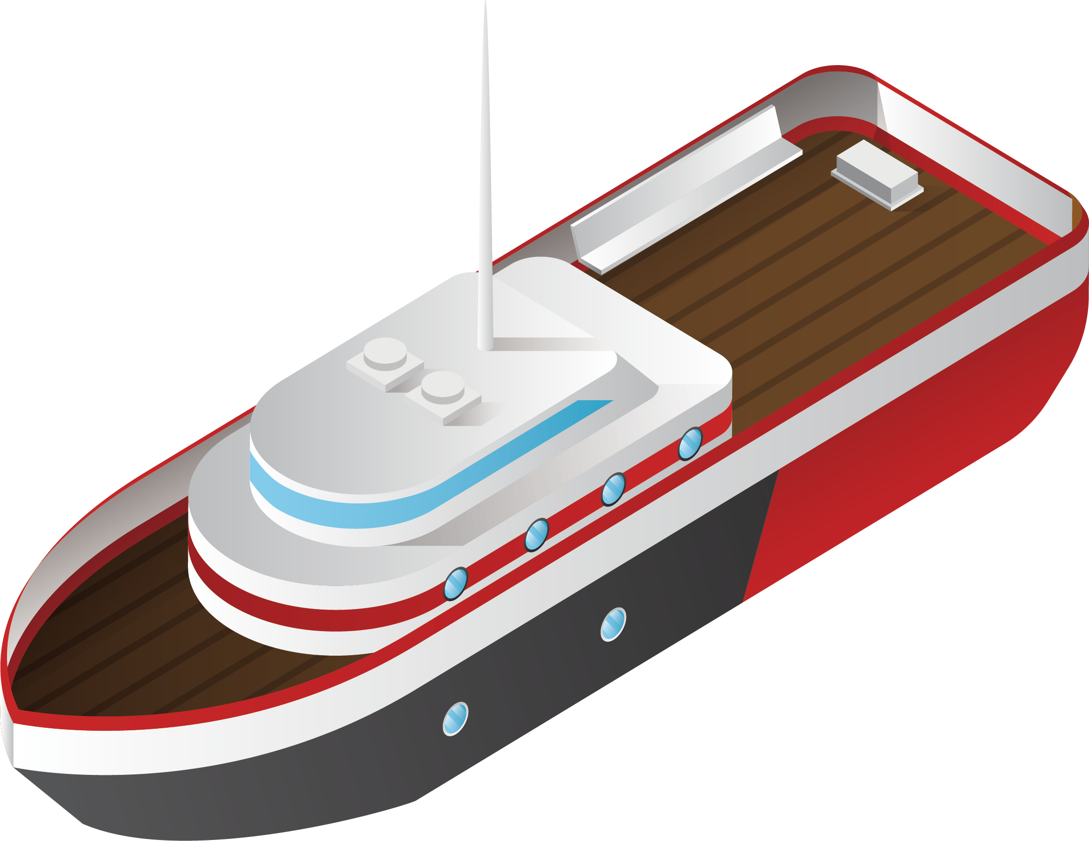 Yacht Ship Boat Clip Art - Speedboat (2173x1679)