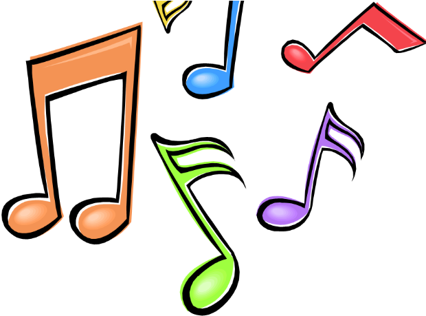 Cover Image - Music Notes Png Color (622x467)