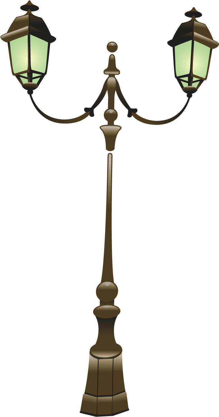 Street Light Clipart Nightlight - Lampu Jalan Vektor (1500x1500)