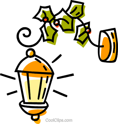 Outdoor Lamps Royalty Free Vector Clip Art Illustration - Outdoor Lamps Royalty Free Vector Clip Art Illustration (460x480)